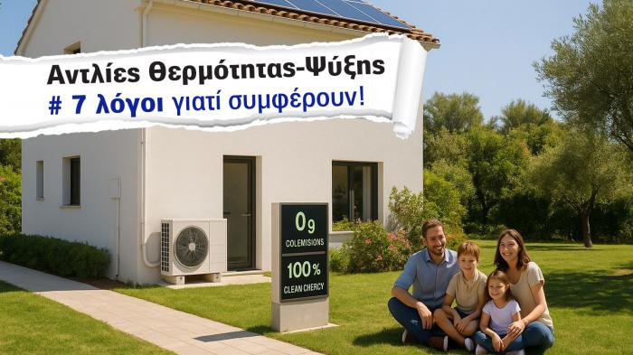 7 Λόγοι που οι αντλίες θερμότητας είναι το μέλλον 7 Λόγοι που οι αντλίες θερμότητας είναι το μέλλον