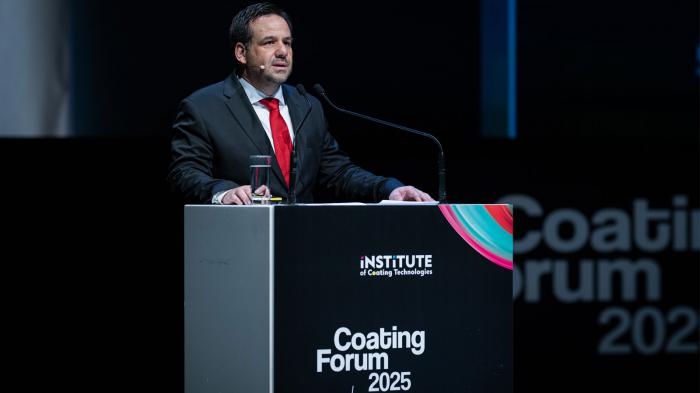 Ο Δρ. Ευριπίδης Τσαούσoγλου, Managing Director, Institute of Coating Technologies (IoCT) κηρύσσει την έναρξη του συνεδρίου.