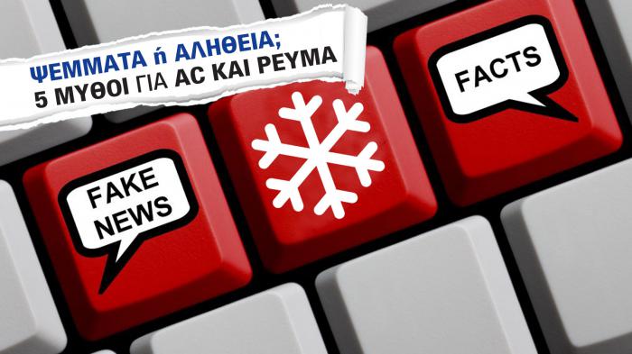 Κλιματιστικό και κατανάλωση ρεύματος: Σπάμε 5 μύθους! Κλιματιστικό και κατανάλωση ρεύματος: Σπάμε 5 μύθους!