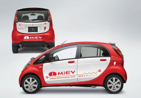 To i MiEV στην επέτειο των 2.500 χρόνων από τη Μάχη του Μαραθώνα