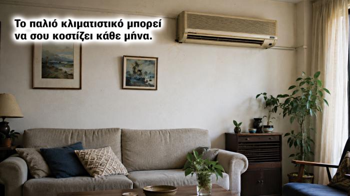 Ένα παλιό κλιματιστικό μπορεί να λειτουργεί, αλλά όχι πάντα αποδοτικά. Ένα παλιό κλιματιστικό μπορεί να λειτουργεί, αλλά όχι πάντα αποδοτικά.
