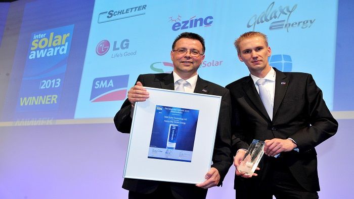 Το Sunny Boy Smart Energy της SMA κερδίζει το βραβείο Intersolar AWARD 2013