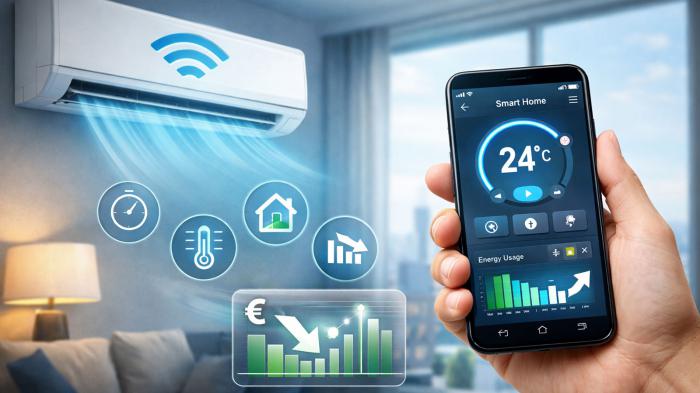 Ξέχνα το τηλεκοντρόλ: Wi-Fi κλιματιστικό που ελέγχεται από το κινητό σου Ξέχνα το τηλεκοντρόλ: Wi-Fi κλιματιστικό που ελέγχεται από το κινητό σου