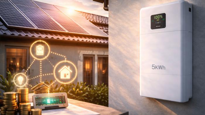 Νέα οικιακή μπαταρία inverter 5 kWh για σπίτια με φωτοβολταϊκά Νέα οικιακή μπαταρία inverter 5 kWh για σπίτια με φωτοβολταϊκά