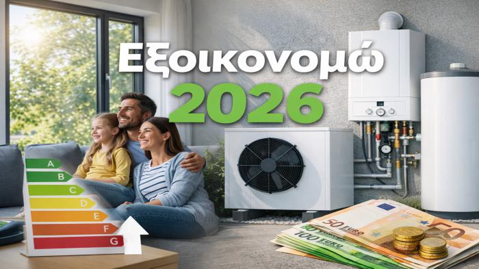 Έρχεται νέο Εξοικονομώ 2026 και στήριξη για θέρμανση Έρχεται νέο Εξοικονομώ 2026 και στήριξη για θέρμανση