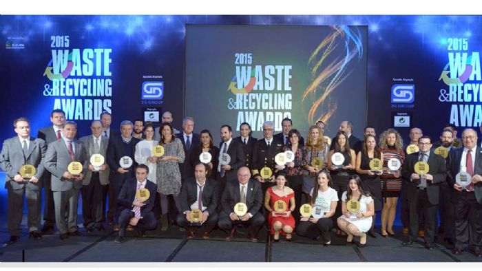 Πραγματοποιήθηκαν τα Waste & Recycling Awards 2015